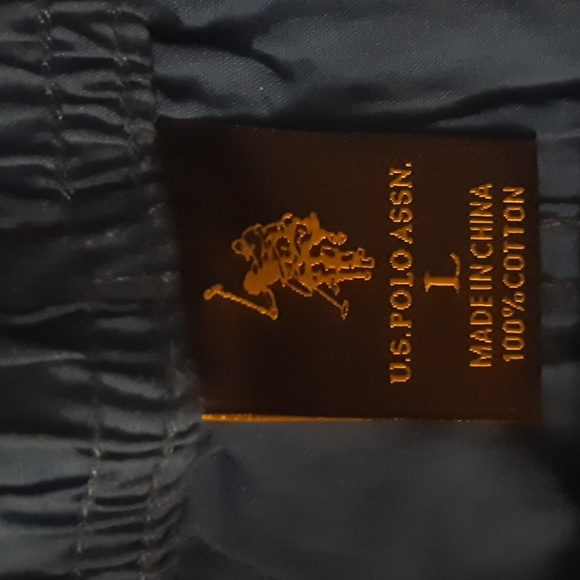 U.S. Polo Assn. BOXER SHORTS SIZE LARGE BLUE W/LOGO 100% COTTON NWOT - Picture 7 of 7